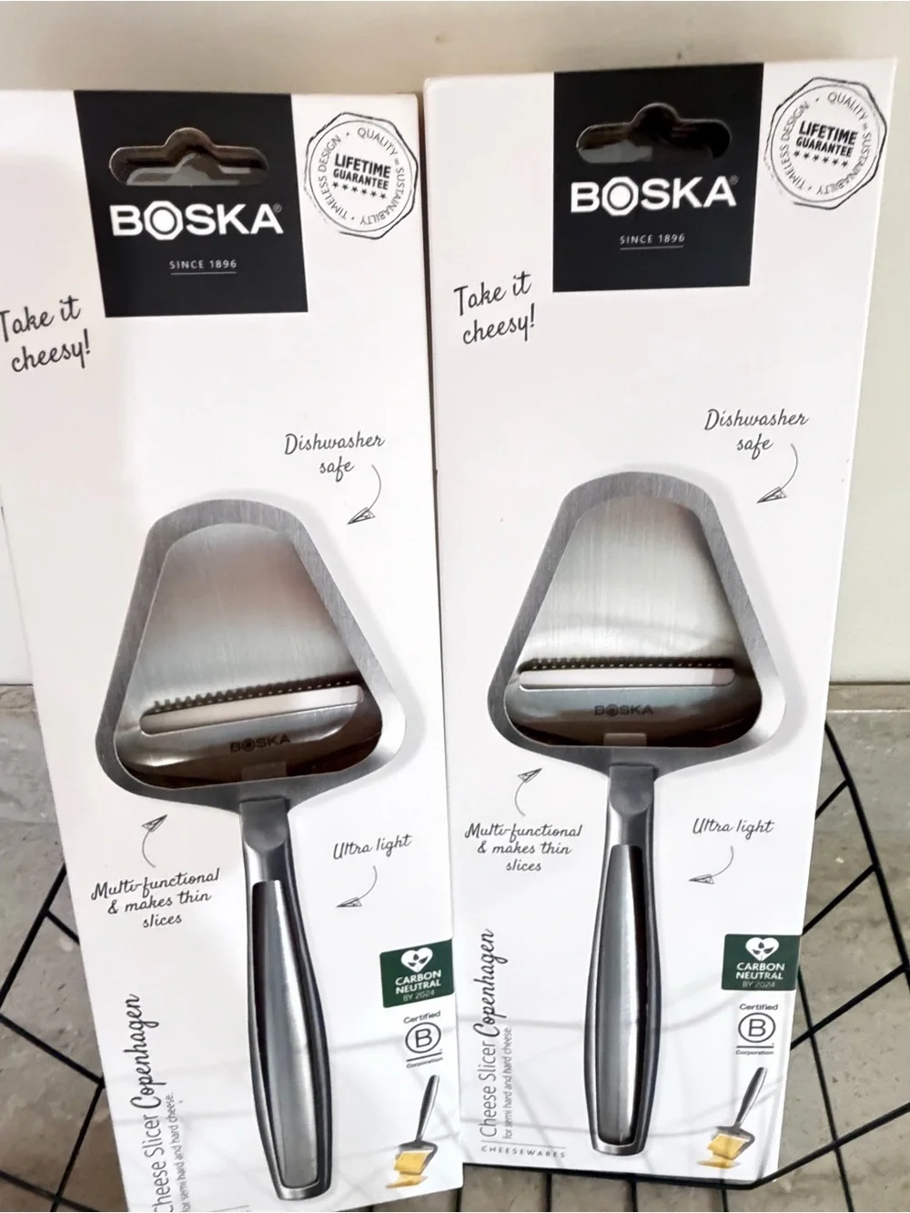 Stainless Steel Cheese Slicer - Silver